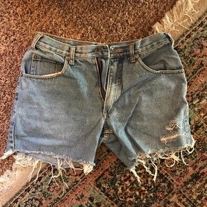 Chaps high waisted shorts